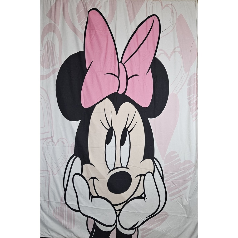 Minnie Mouse Duvet Cover With 2 Pillow Shams. 135cm x 200cm (XL FULL)